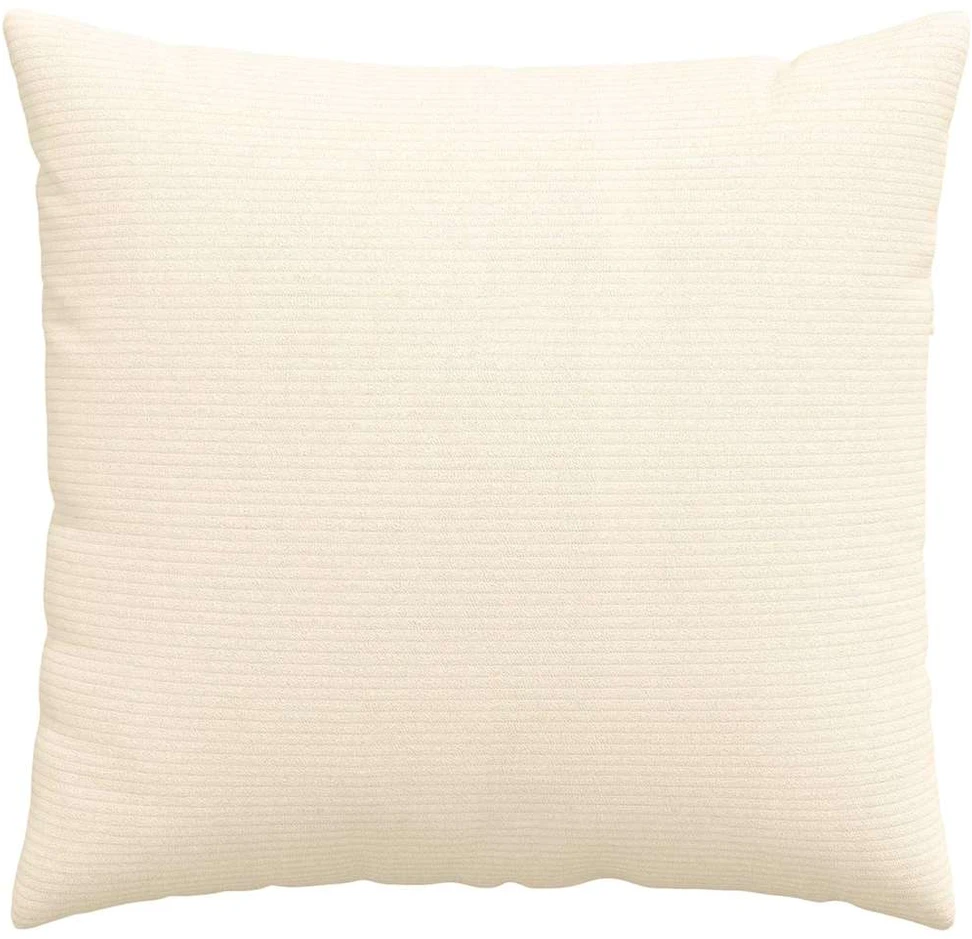 Sofa Pagalvės 2 pcs Kreminė 50 x 50 cm Kordūrinis audinys