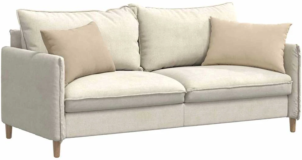 Sofa Pagalvės 2 vnt. audinys Kreminė 60 x 40 cm