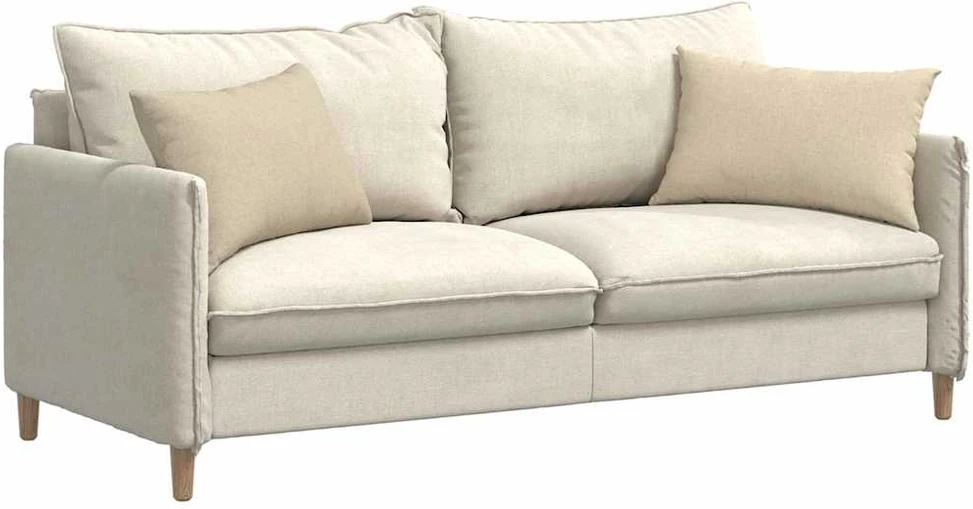 Sofa Pagalvės 2 vnt. audinys Kreminė 60 x 40 cm