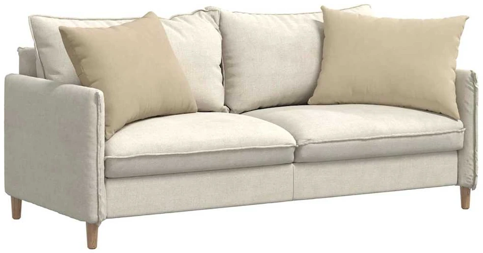 Sofa Pagalvės 2 vnt. audinys Kreminė 70 x 50 cm
