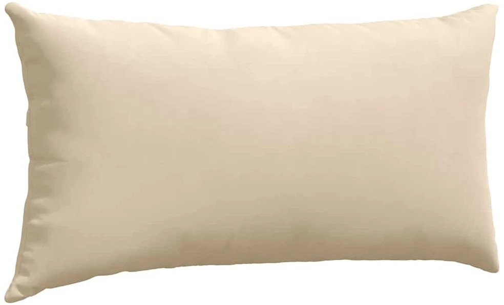 Sofa Pagalvės 2 vnt. audinys Kreminė 80 x 40 cm