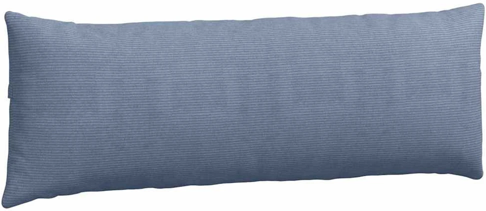 Sofa Pagalvės 2 pcs Mėlyna 120 x 40 cm Kordūrinis audinys