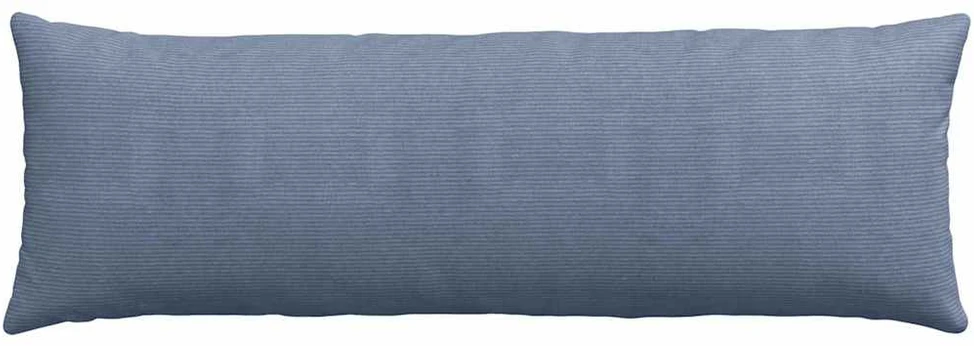 Sofa Pagalvės 2 pcs Mėlyna 120 x 40 cm Kordūrinis audinys