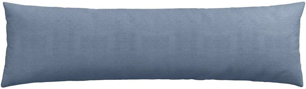 Sofa Pagalvės 2 pcs Mėlyna 145 x 40 cm Kordūrinis audinys