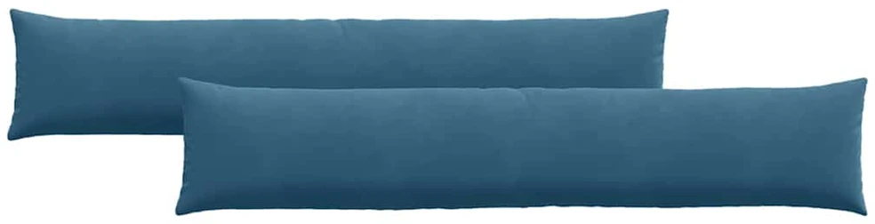 Sofa Pagalvės 2 pcs Mėlyna 200 x 40 cm Kordūrinis audinys
