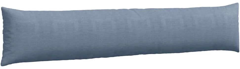 Sofa Pagalvės 2 pcs Mėlyna 200 x 40 cm Kordūrinis audinys