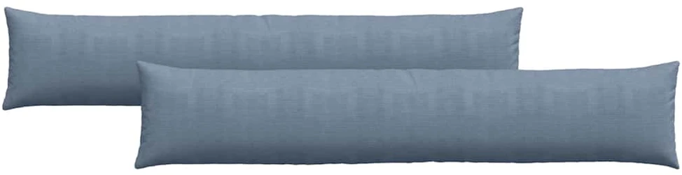 Sofa Pagalvės 2 pcs Mėlyna 200 x 40 cm Kordūrinis audinys