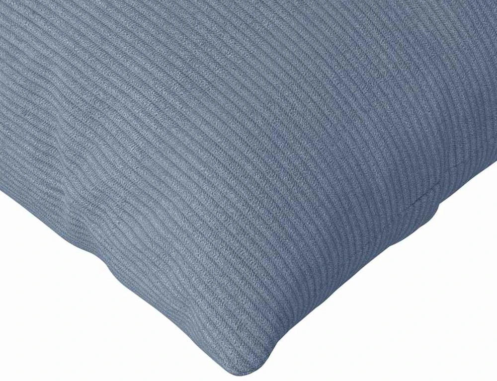 Sofa Pagalvės 2 pcs Mėlyna 200 x 40 cm Kordūrinis audinys