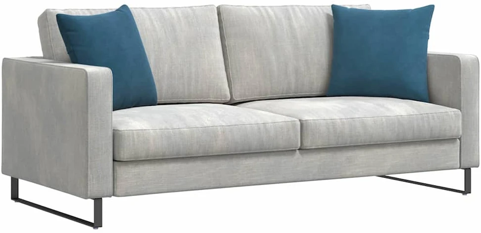 Sofa Pagalvės 2 pcs Mėlyna 45 x 45 cm Kordūrinis audinys