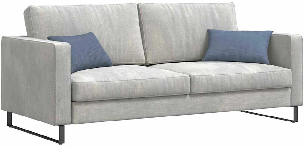 Sofa Pagalvės 2 pcs Mėlyna 50 x 30 cm Kordūrinis audinys