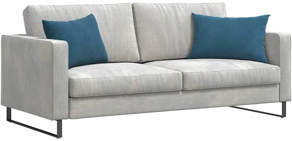 Sofa Pagalvės 2 pcs Mėlyna 60 x 40 cm Kordūrinis audinys