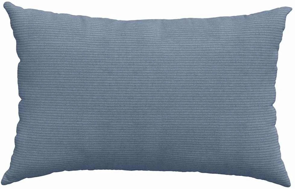 Sofa Pagalvės 2 pcs Mėlyna 60 x 40 cm Kordūrinis audinys
