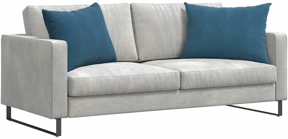 Sofa Pagalvės 2 pcs Mėlyna 70 x 50 cm Kordūrinis audinys