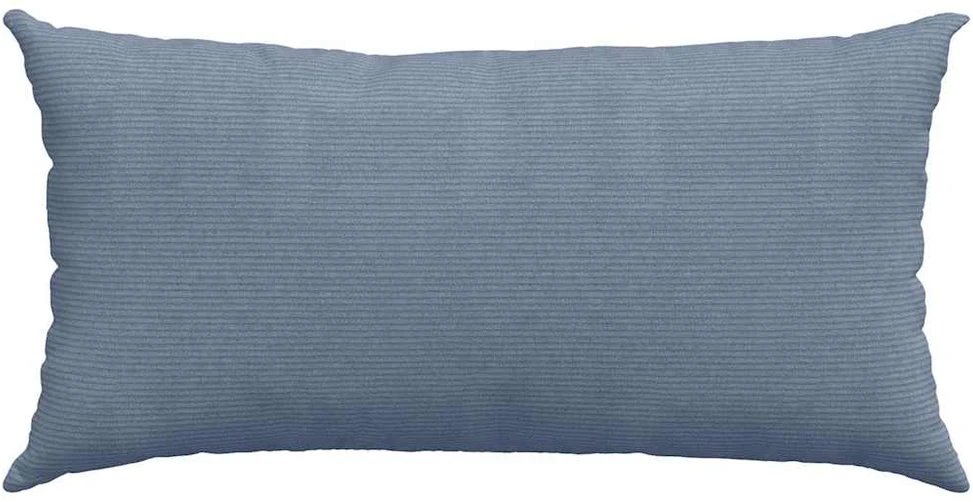 Sofa Pagalvės 2 pcs Mėlyna 80 x 40 cm Kordūrinis audinys