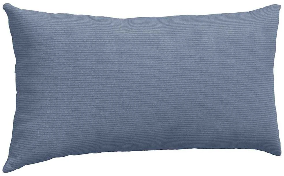 Sofa Pagalvės 2 pcs Mėlyna 80 x 40 cm Kordūrinis audinys