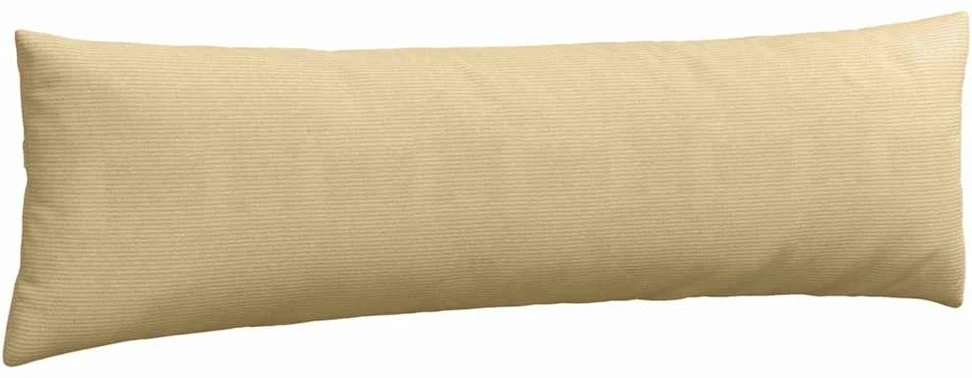 Sofa Pagalvės 2 pcs Pilkai žalia 145 x 40 cm Kordūrinis audinys