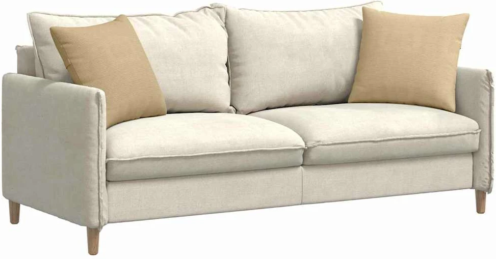 Sofa Pagalvės 2 pcs Pilkai žalia 45 x 45 cm Kordūrinis audinys