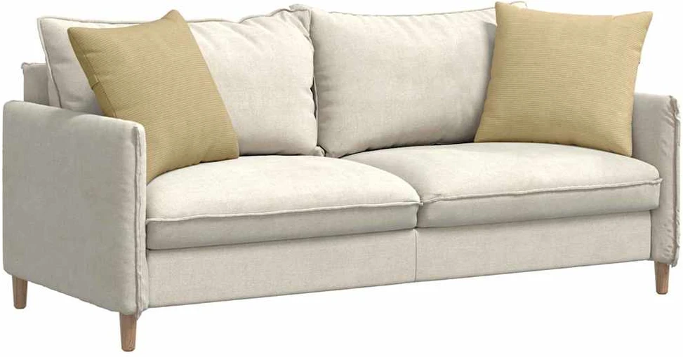 Sofa Pagalvės 2 pcs Pilkai žalia 50 x 50 cm Kordūrinis audinys