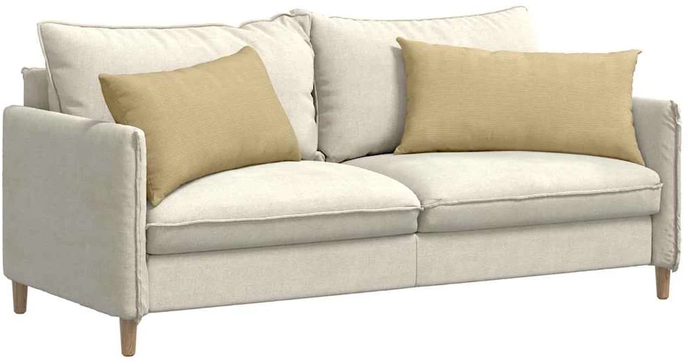 Sofa Pagalvės 2 pcs Pilkai žalia 80 x 40 cm Kordūrinis audinys