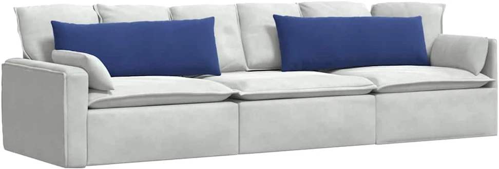 Sofa Pagalvės 2 pcs Policijos mėlyna 120 x 40 cm