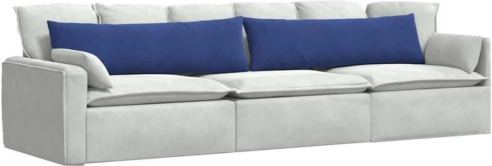 Sofa Pagalvės 2 pcs Policijos mėlyna 145 x 40 cm