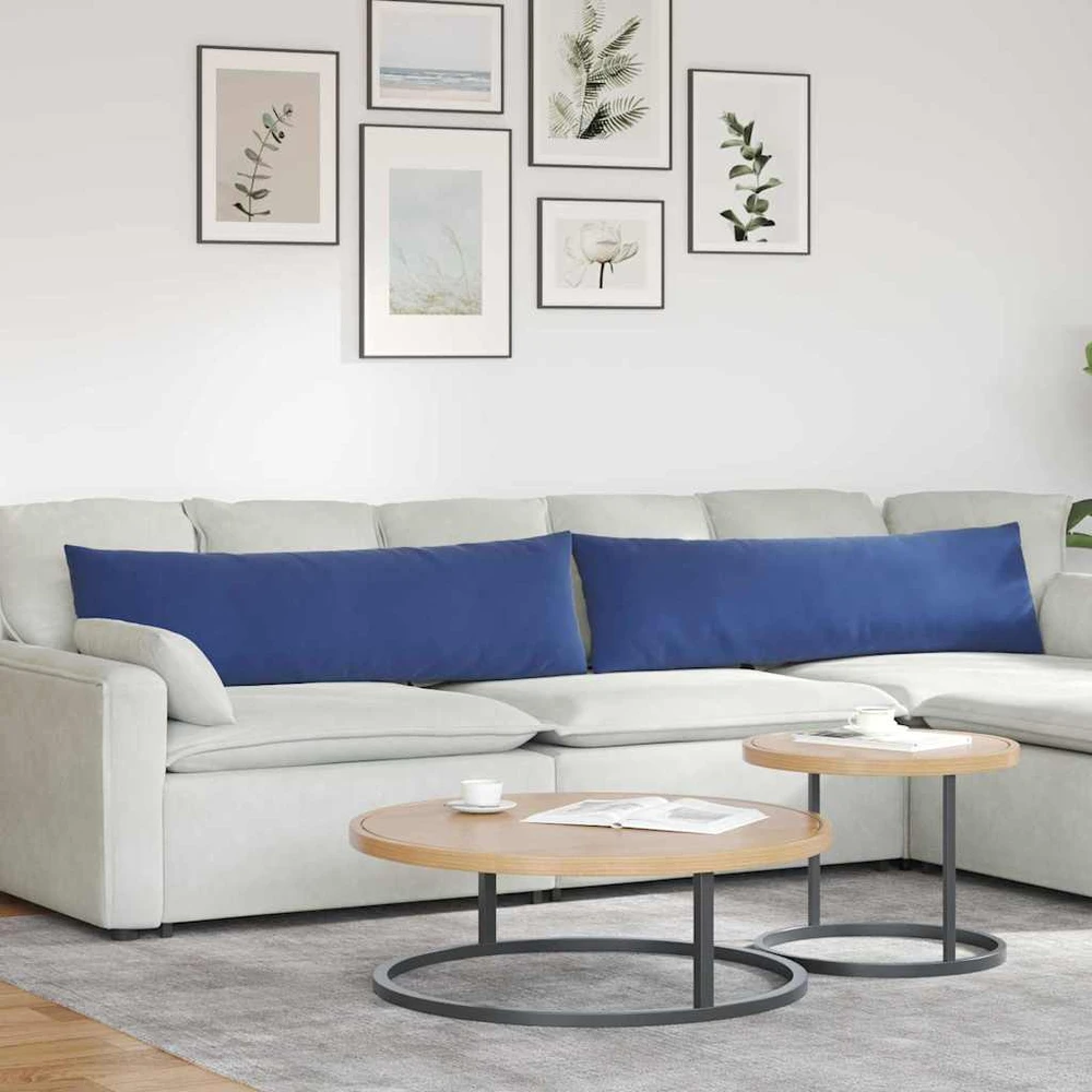 Sofa Pagalvės 2 pcs Policijos mėlyna 145 x 40 cm