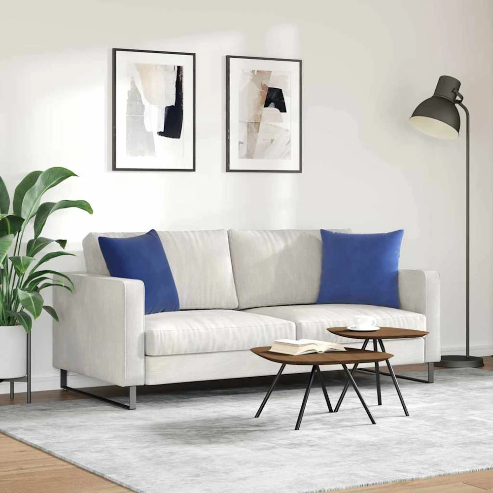 Sofa Pagalvės 2 pcs Policijos mėlyna 45 x 45 cm