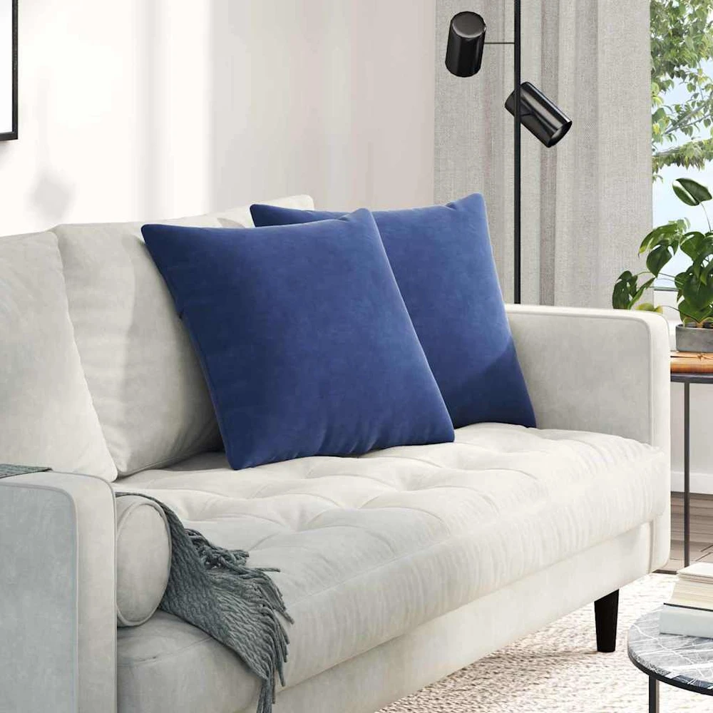 Sofa Pagalvės 2 pcs Policijos mėlyna 50 x 50 cm