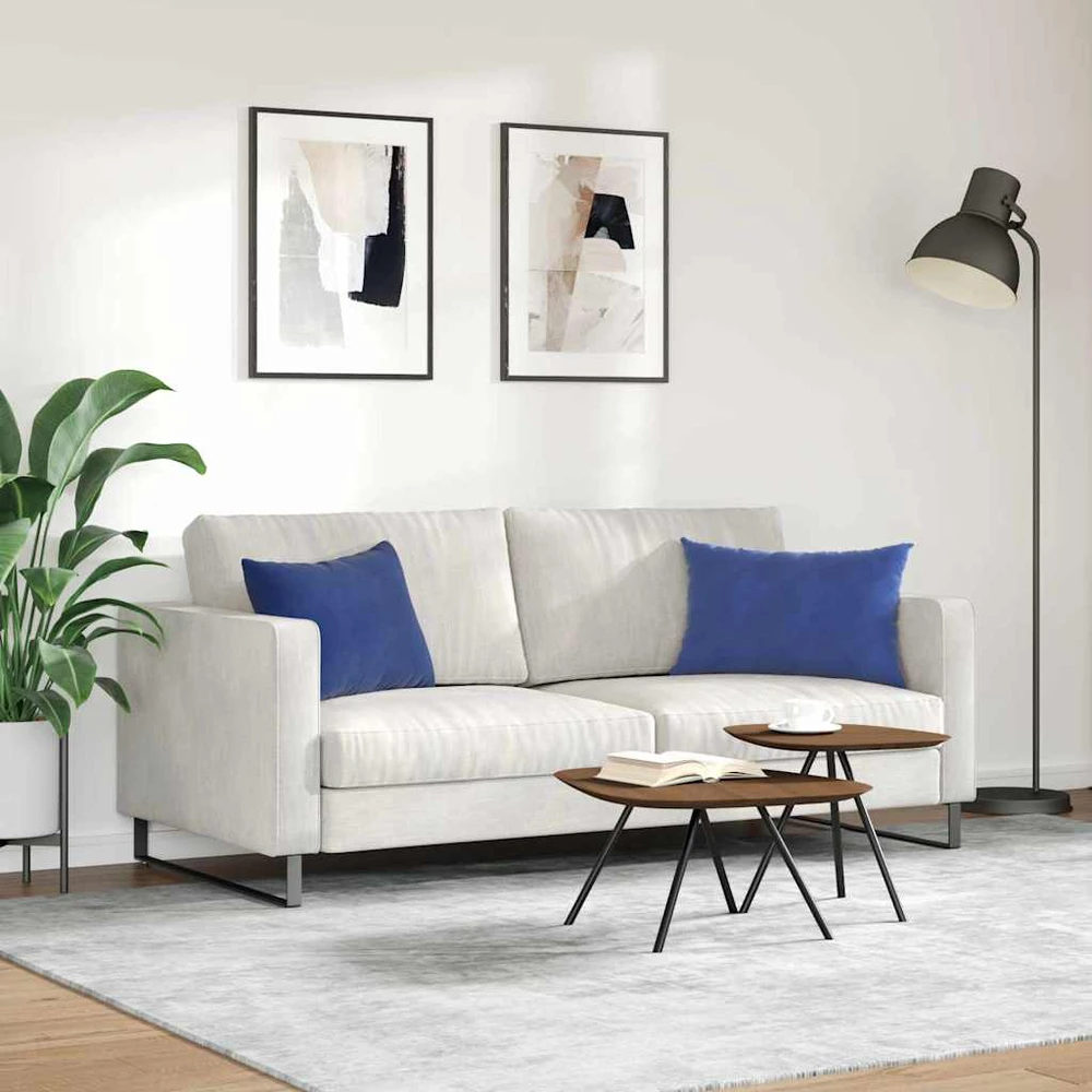Sofa Pagalvės 2 pcs Policijos mėlyna 60 x 40 cm