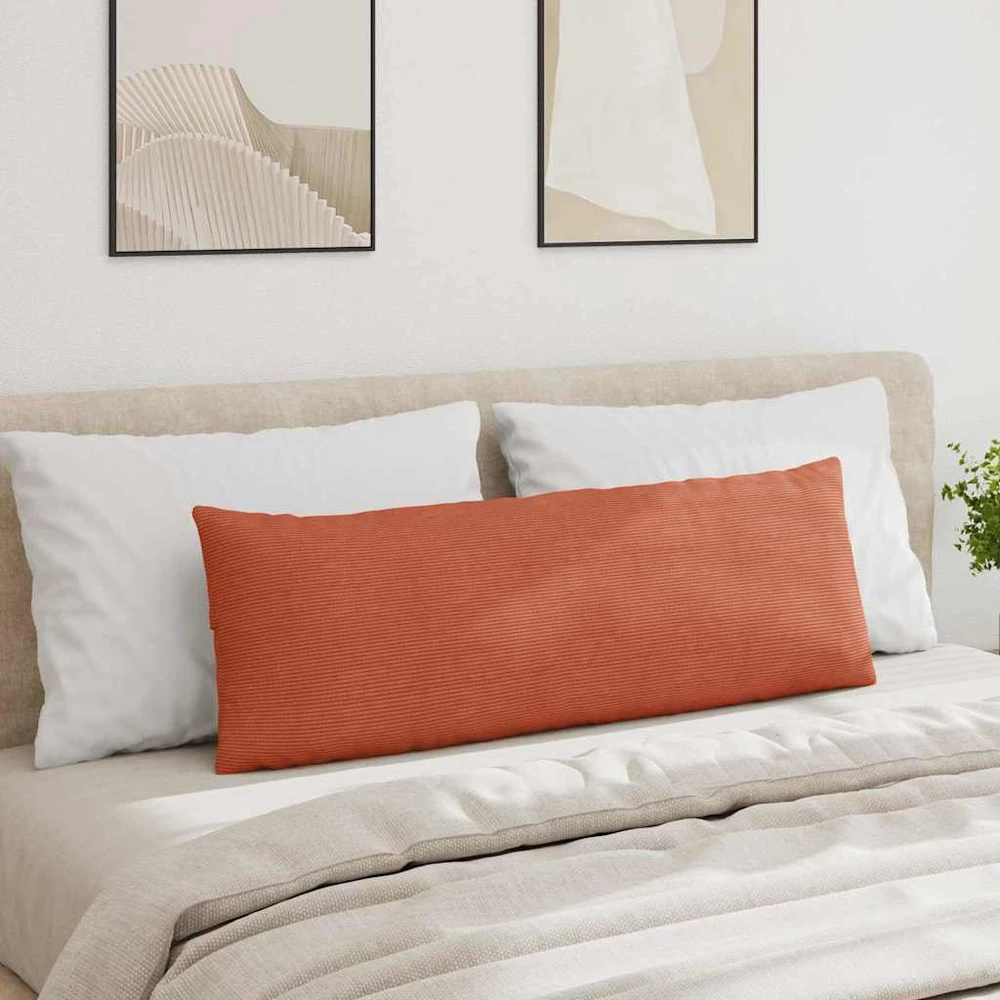 Sofa Pagalvės 2 pcs Raudona oranžinė 120 x 40 cm
