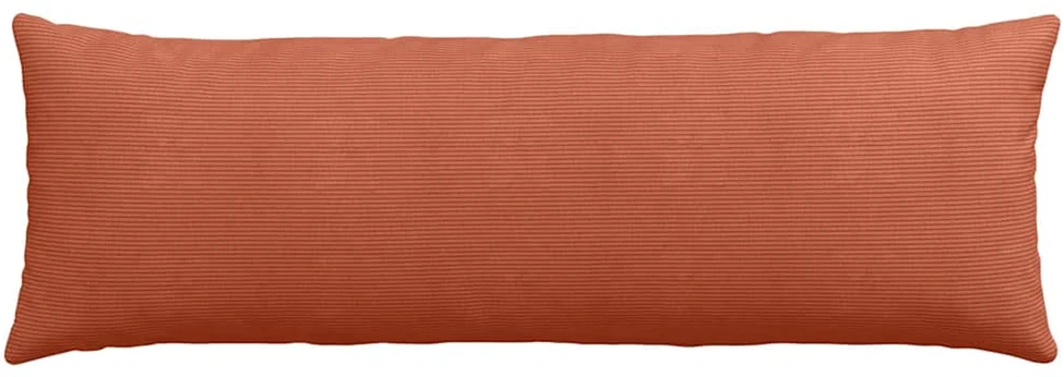 Sofa Pagalvės 2 pcs Raudona oranžinė 120 x 40 cm