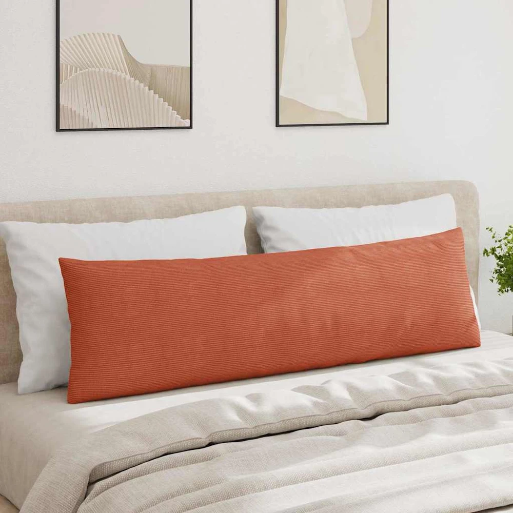 Sofa Pagalvės 2 pcs Raudona oranžinė 145 x 40 cm