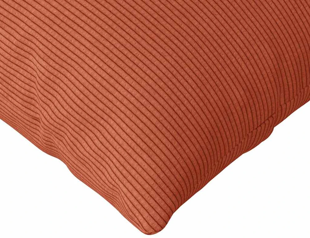 Sofa Pagalvės 2 pcs Raudona oranžinė 200 x 40 cm