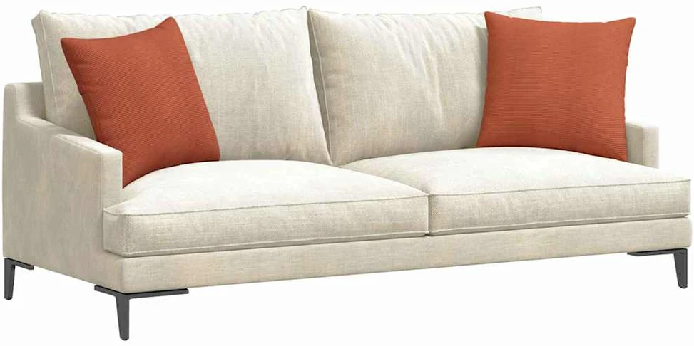 Sofa Pagalvės 2 pcs Raudona oranžinė 45 x 45 cm