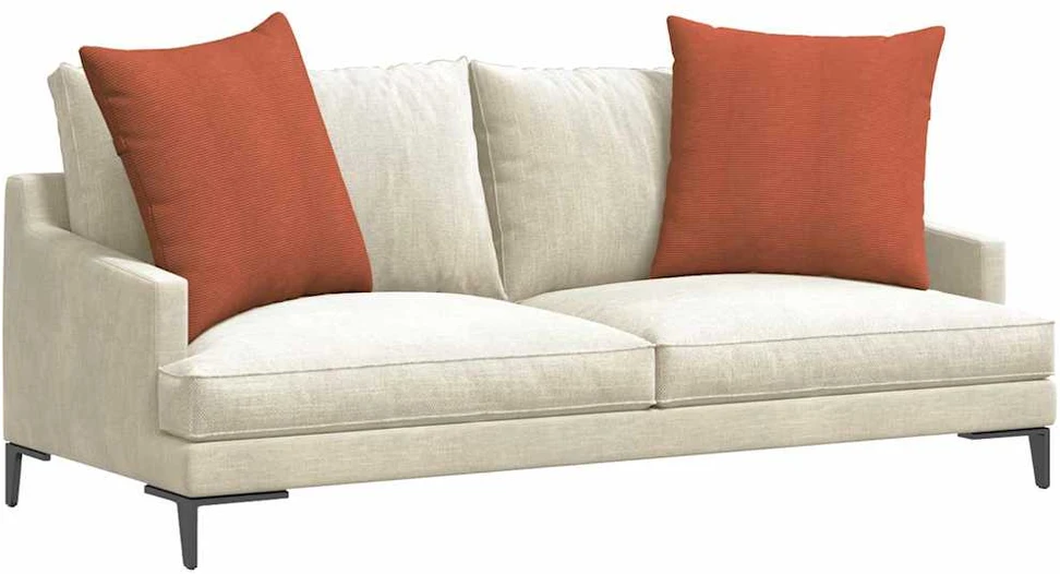 Sofa Pagalvės 2 pcs Raudona oranžinė 60 x 60 cm