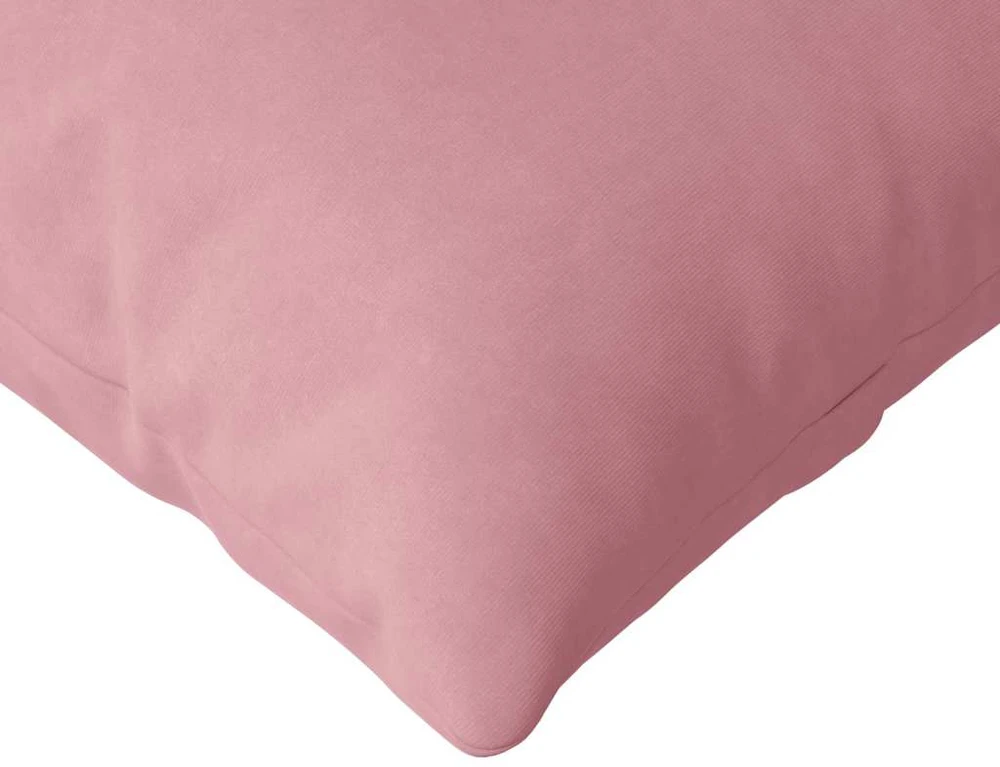 Sofa Pagalvės 2 pcs Rožinė 120 x 40 cm Kordūrinis audinys