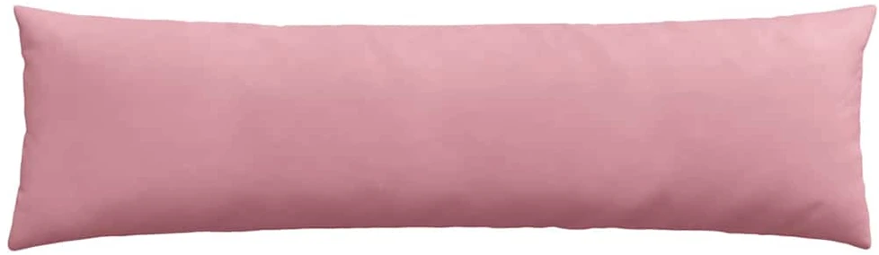 Sofa Pagalvės 2 pcs Rožinė 145 x 40 cm Kordūrinis audinys