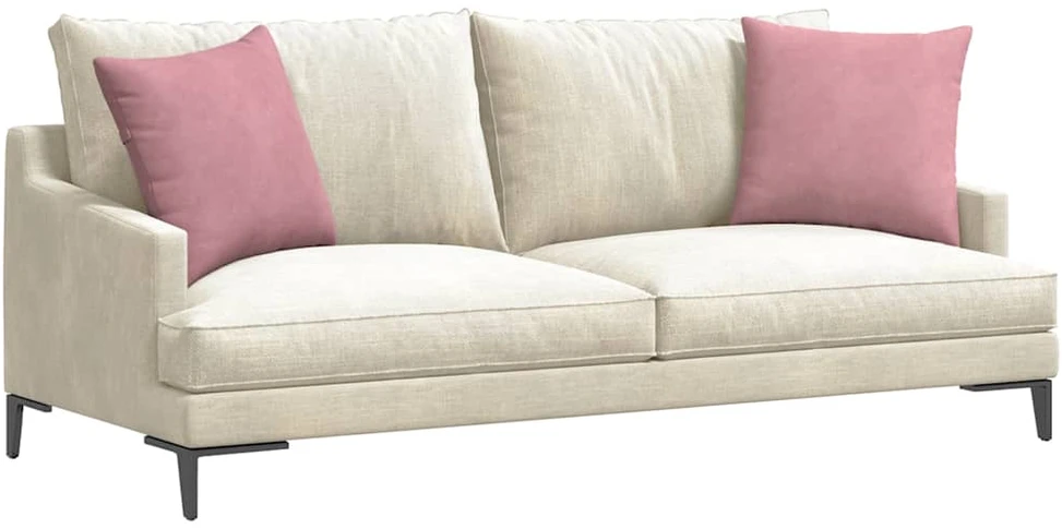 Sofa Pagalvės 2 pcs Rožinė 45 x 45 cm Kordūrinis audinys