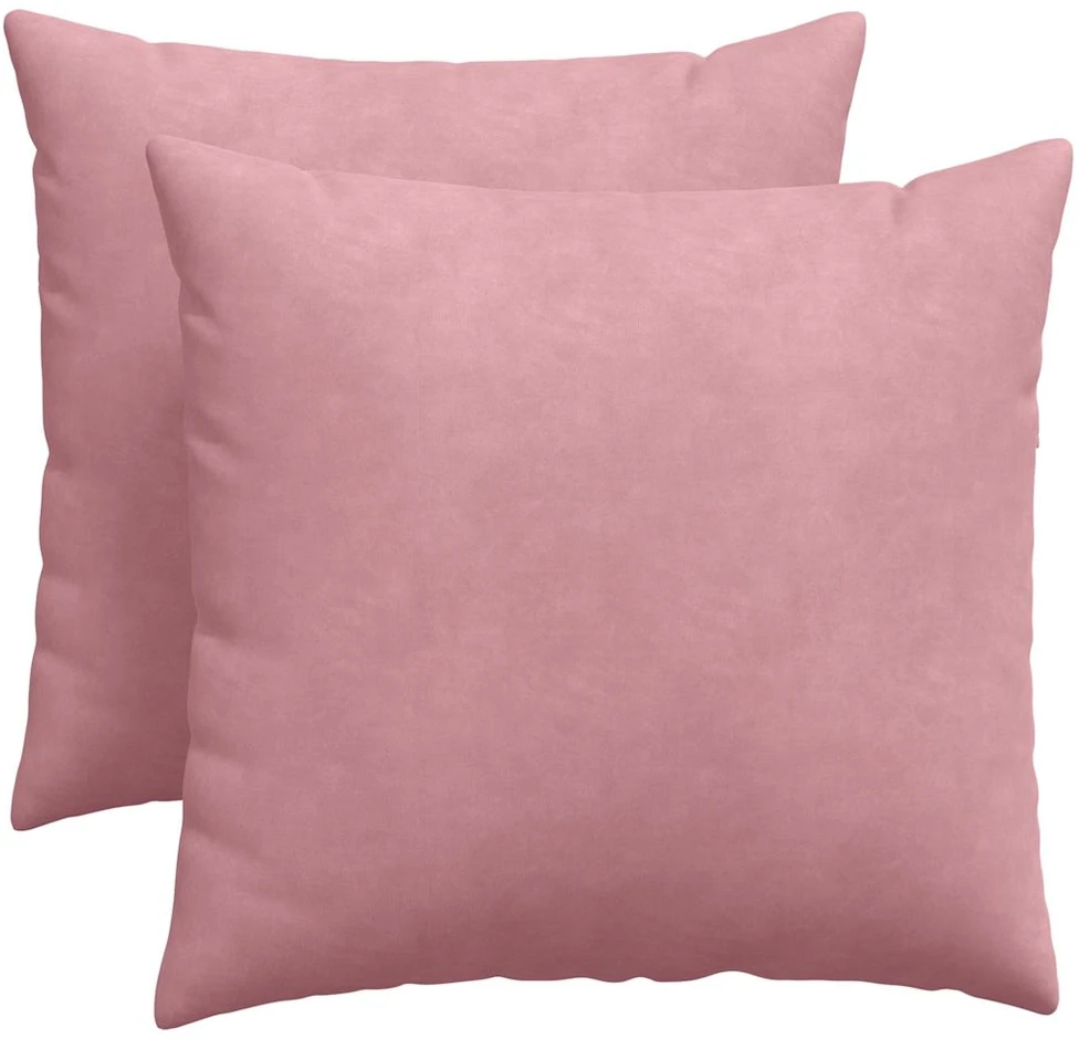 Sofa Pagalvės 2 pcs Rožinė 50 x 50 cm Kordūrinis audinys