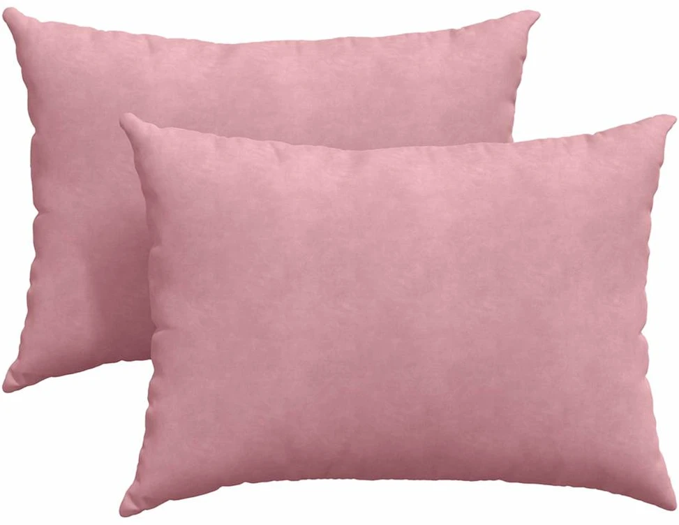 Sofa Pagalvės 2 pcs Rožinė 70 x 50 cm Kordūrinis audinys