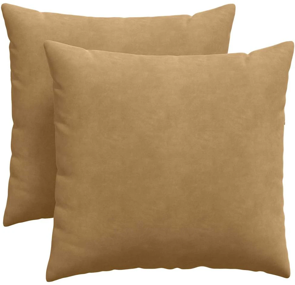 Sofa Pagalvės 2 pcs Ruda 45 x 45 cm Kordūrinis audinys