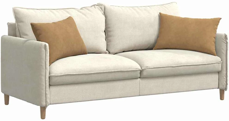 Sofa Pagalvės 2 pcs Ruda 60 x 40 cm Kordūrinis audinys