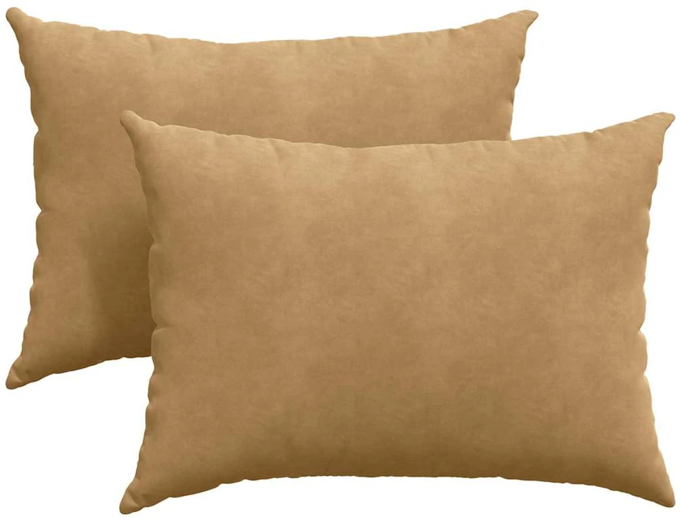 Sofa Pagalvės 2 pcs Ruda 70 x 50 cm Kordūrinis audinys