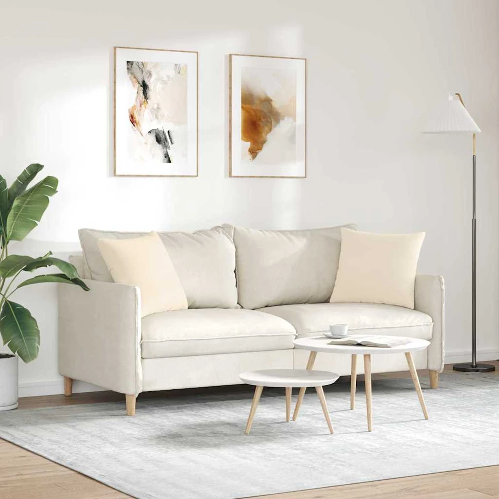 Sofa Pagalvės 2 vnt. audinys Smėlio 45 x 45 cm