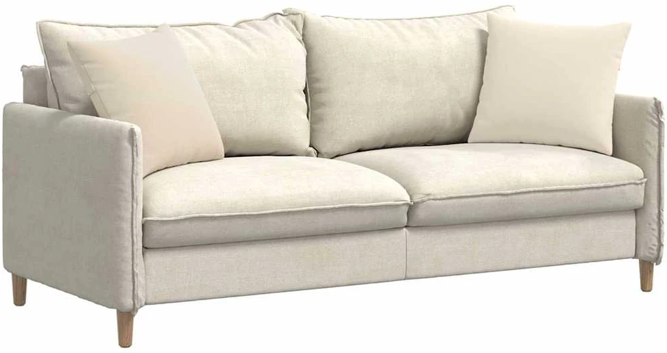 Sofa Pagalvės 2 vnt. audinys Smėlio 45 x 45 cm