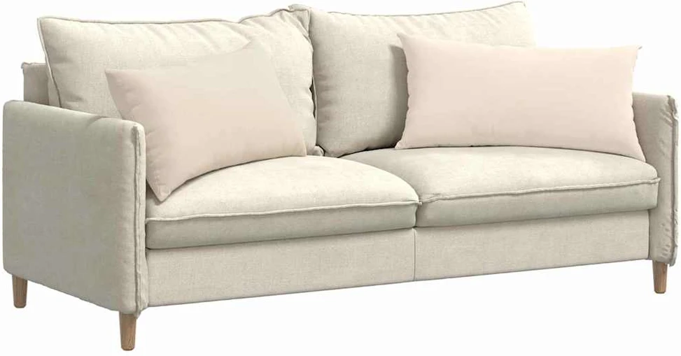 Sofa Pagalvės 2 vnt. audinys Smėlio 80 x 40 cm