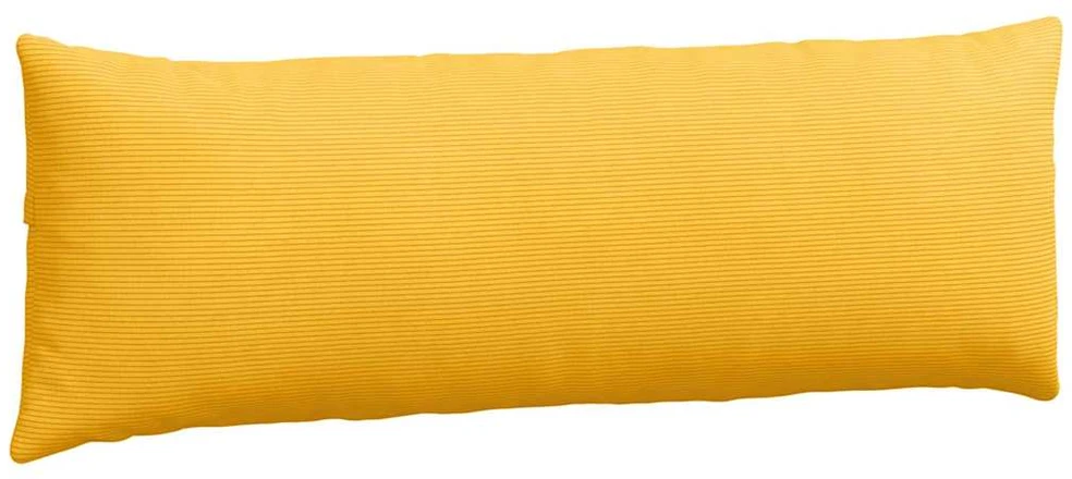 Sofa Pagalvės 2 pcs Šviesi geltona 120 x 40 cm