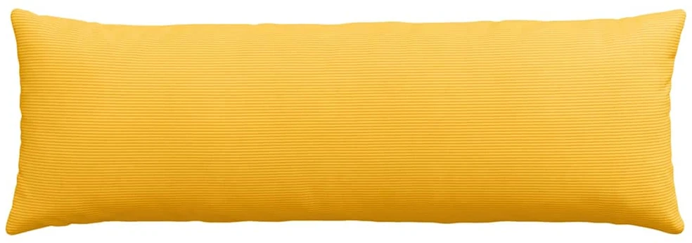 Sofa Pagalvės 2 pcs Šviesi geltona 120 x 40 cm