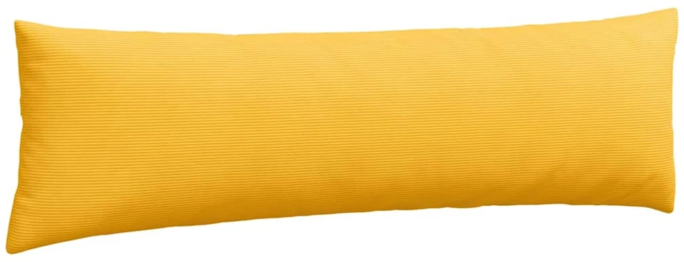 Sofa Pagalvės 2 pcs Šviesi geltona 145 x 40 cm