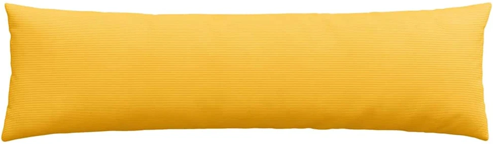 Sofa Pagalvės 2 pcs Šviesi geltona 145 x 40 cm
